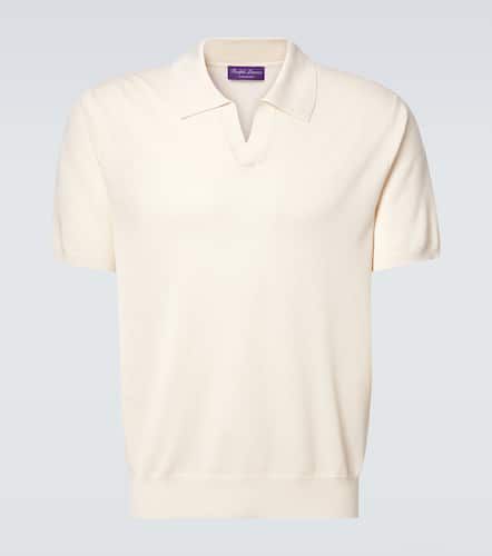 Polo en soie et coton - Ralph Lauren Purple Label - Modalova