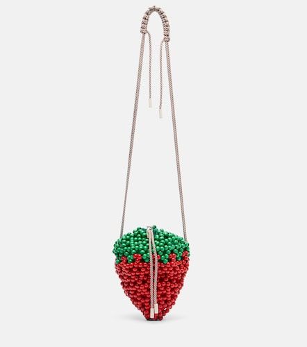 Alémais Sac à bandoulière Strawberry Mini en perles - Alemais - Modalova