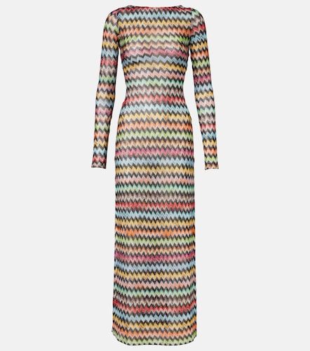 Robe de plage en lamé à motif Zigzag - Missoni - Modalova