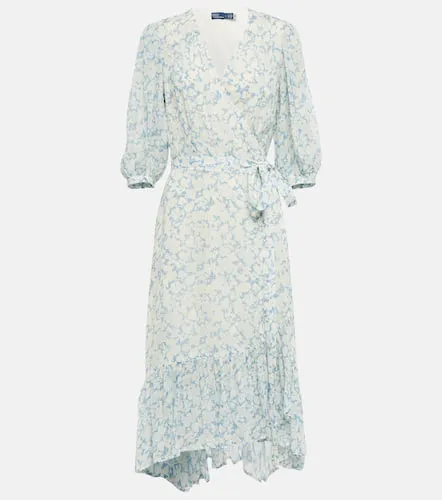 Robe portefeuille à fleurs - Polo Ralph Lauren - Modalova