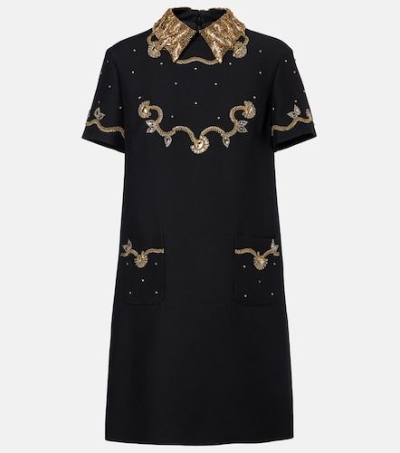 Robe Crêpe Couture à ornements - Valentino Garavani - Modalova