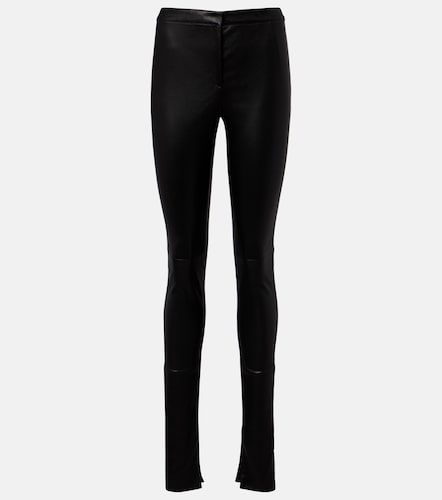 Gucci Pantalon skinny en cuir - Gucci - Modalova