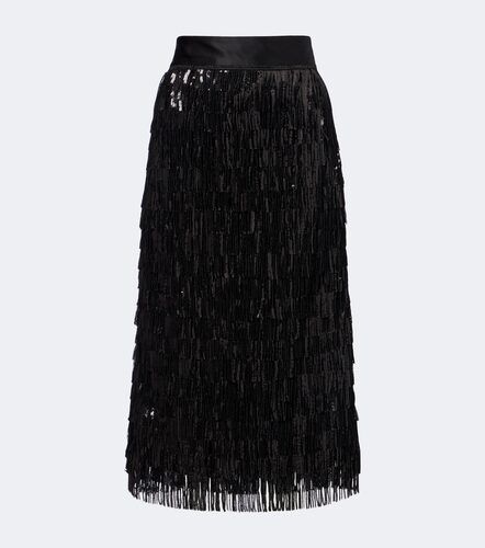 Jupe midi à sequins et franges - Dolce&Gabbana - Modalova