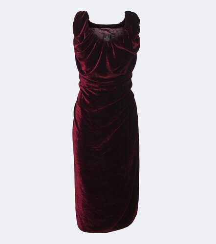 Robe midi Ginnie Amber en velours - Vivienne Westwood - Modalova