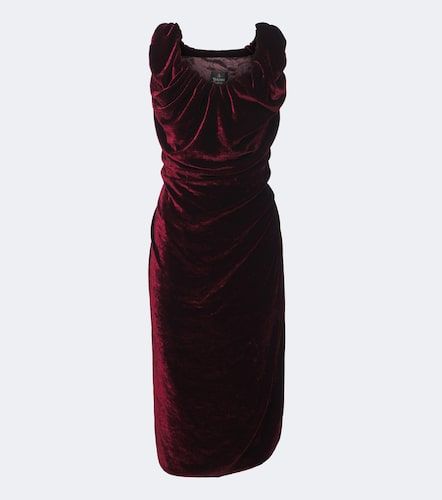 Robe midi Ginnie Amber en velours - Vivienne Westwood - Modalova