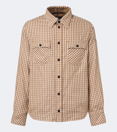 Chemise en coton mélangé à carreaux - Moncler Grenoble - Modalova