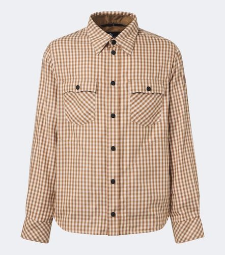 Chemise en coton mélangé à carreaux - Moncler Grenoble - Modalova