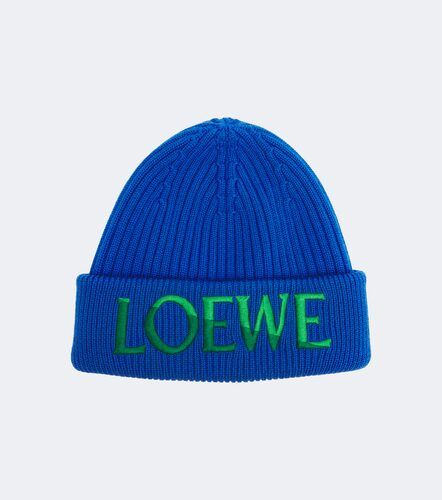 Loewe Bonnet en laine à broderies - Loewe - Modalova