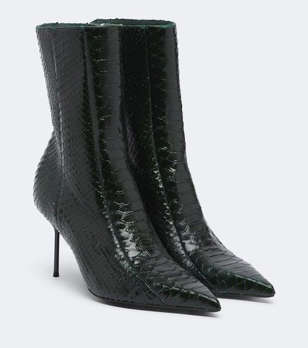 Bottines Lidia en cuir façon serpent - Paris Texas - Modalova