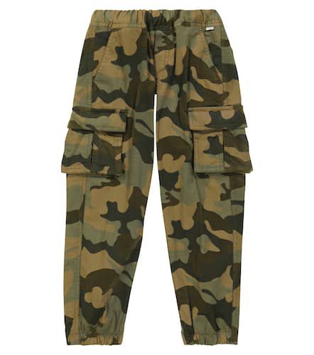 Pantalon cargo en coton mélangé à motif camouflage - Il Gufo - Modalova