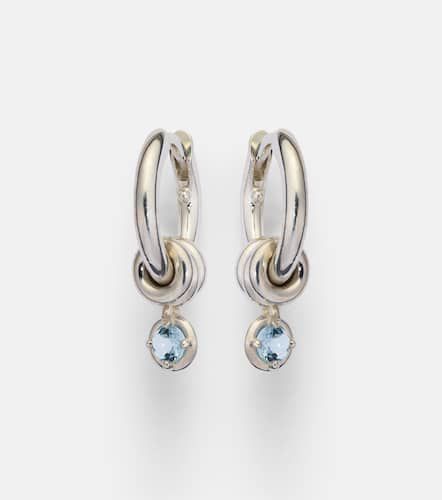 Boucles d'oreilles Zahra Micro en argent sterling et saphir - Spinelli Kilcollin - Modalova