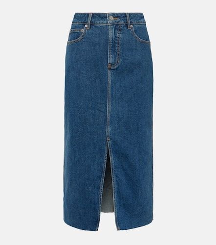Jupe midi Victoria en denim - Veronica Beard - Modalova