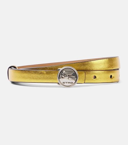 Ceinture 15mm en cuir métallisé - Etro - Modalova