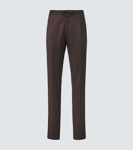 Pantalon slim en laine vierge - Lardini - Modalova