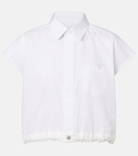 Chemise à ourlet élastiqué - Sacai - Modalova