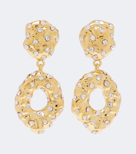 Boucles d'oreilles à cristaux - Oscar de la Renta - Modalova
