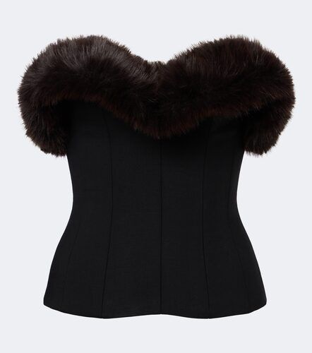 Top bustier en laine mélangée - David Koma - Modalova