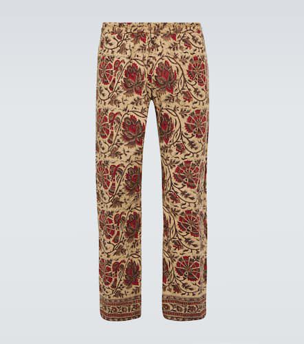 Pantalon droit imprimé en coton - Dries Van Noten - Modalova