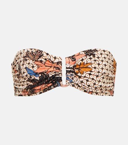 Haut de bikini bandeau Santorini imprimé - Ulla Johnson - Modalova