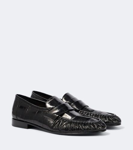 Mocassins Soft en cuir d'anguille - The Row - Modalova