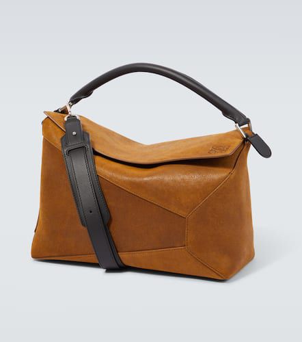 Loewe Sac Puzzle Edge Large en daim - Loewe - Modalova