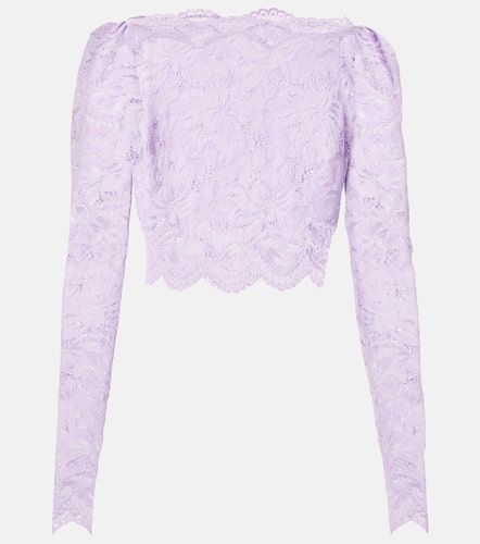 Rabanne Top en dentelle à fleurs - Rabanne - Modalova