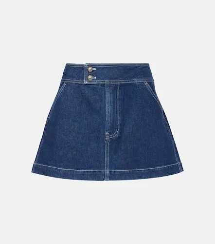 Mini-jupe Bowen en denim - Veronica Beard - Modalova