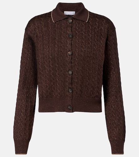 Cardigan en coton mélangé - Brunello Cucinelli - Modalova