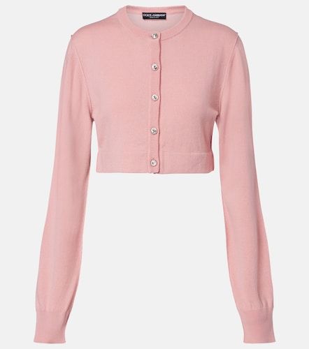 Cardigan en cachemire mélangé - Dolce&Gabbana - Modalova