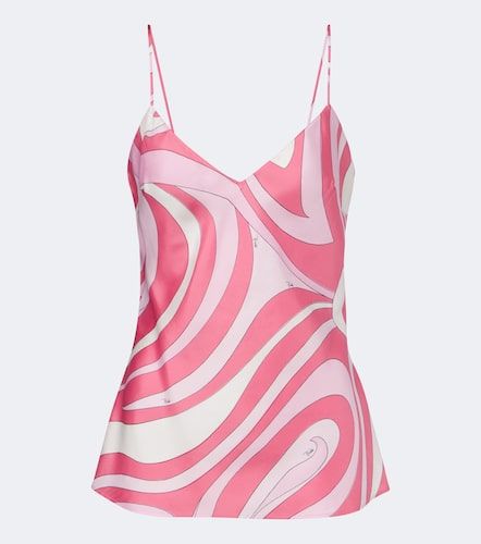 Pucci Top Marmo en soie - Pucci - Modalova