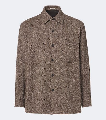 Surchemise en tweed de laine - Auralee - Modalova