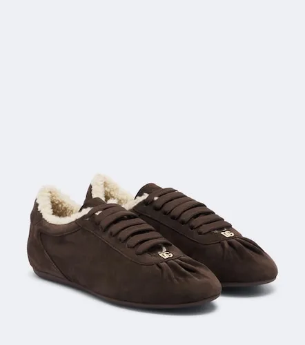 Dolce&Gabbana Baskets DG en daim - Dolce&Gabbana - Modalova
