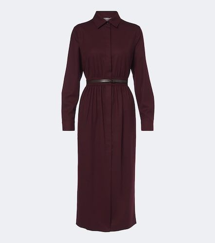 Robe chemise en laine mélangée - Max Mara - Modalova