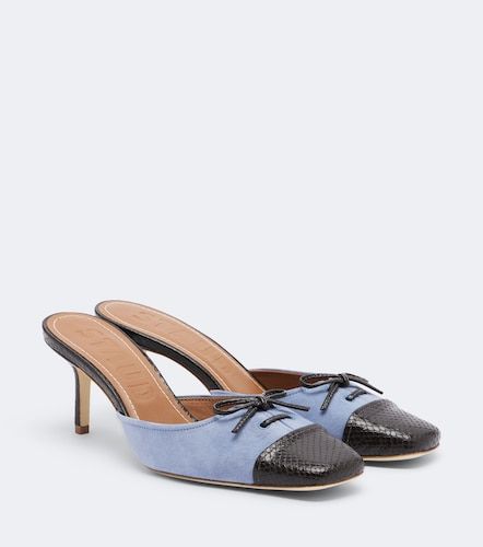 Staud Mules Faye en daim et cuir - Staud - Modalova