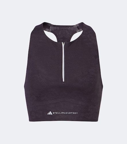 Brassière de sport à logo - Adidas by Stella McCartney - Modalova