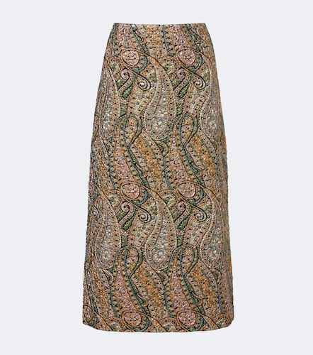Jupe midi à motif cachemire - Dries Van Noten - Modalova