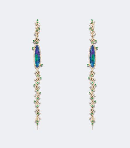 Boucles d'oreilles en or 18 ct et pierres précieuses - Suzanne Kalan - Modalova