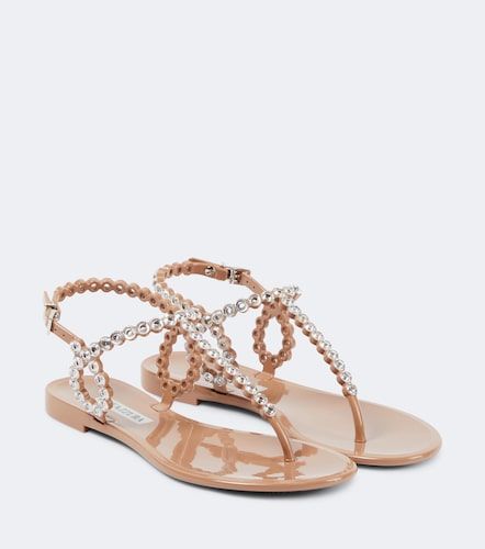 Sandales Almost Bare en PVC à ornements - Aquazzura - Modalova