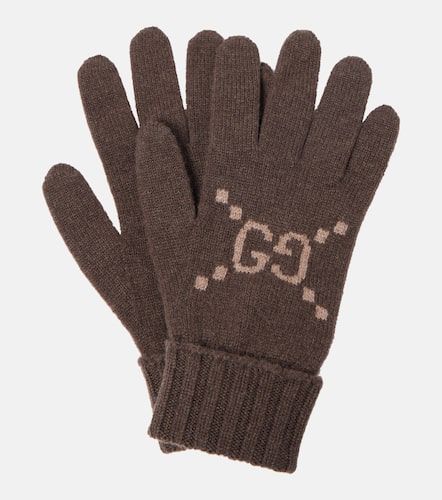 Gants GG en cachemire jacquard - Gucci - Modalova