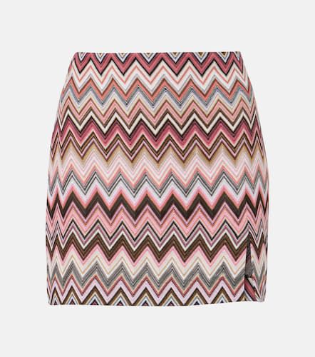 Mini-jupe en coton mélangé - Missoni - Modalova