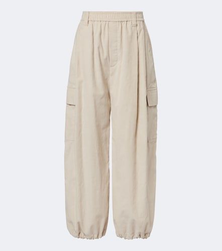 Pantalon ample Monili en coton mélangé - Brunello Cucinelli - Modalova