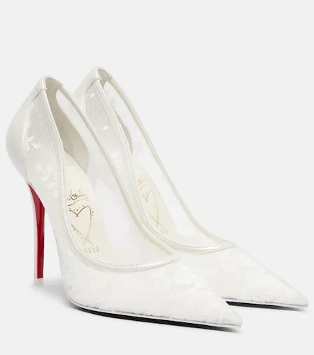 Escarpins Miss Z en cuir à fleurs - Christian Louboutin - Modalova