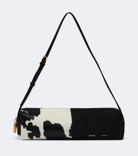 Sac porté épaule Kye en cuir façon poulain et daim - Khaite - Modalova