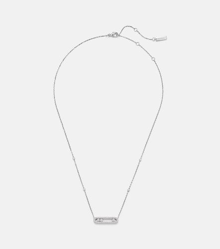 Collier Baby Move en or blanc 18 ct et diamants - Messika - Modalova