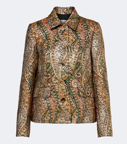Veste en jacquard à motif cachemire - Dries Van Noten - Modalova