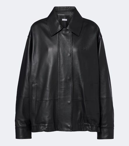 Loewe Veste oversize en cuir - Loewe - Modalova