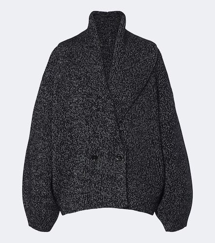 Cardigan en laine et coton mélangés - Toteme - Modalova