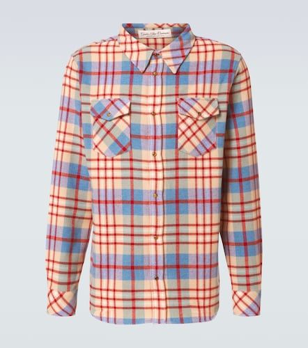 Chemise Al's Run en cachemire à carreaux - God's True Cashmere - Modalova