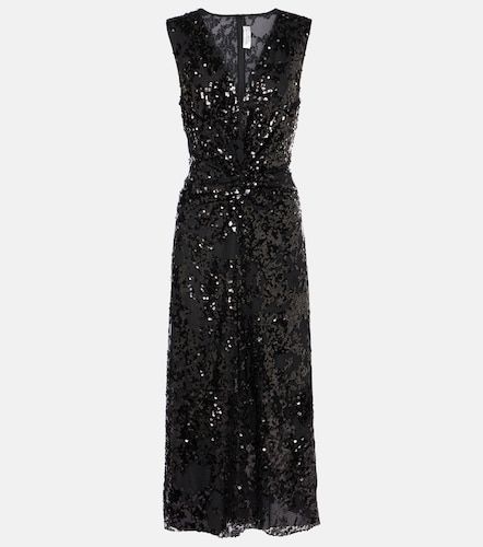 Robe midi à paillettes - Victoria Beckham - Modalova