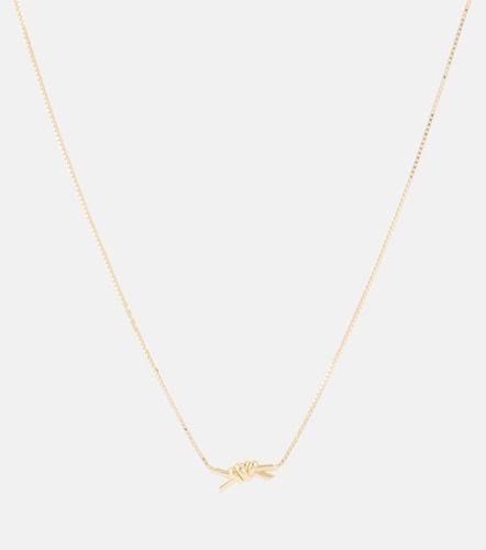 Collier Knot en argent sterling plaqué or 18 ct - Bottega Veneta - Modalova